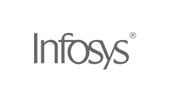 A logo of infosys